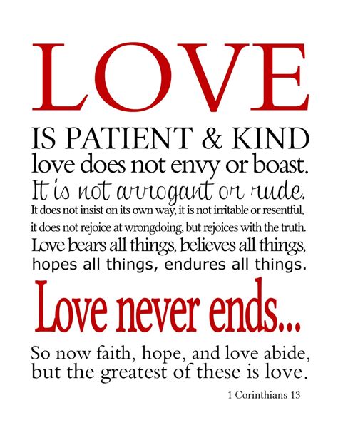 1 corinthians love is patient love is kind